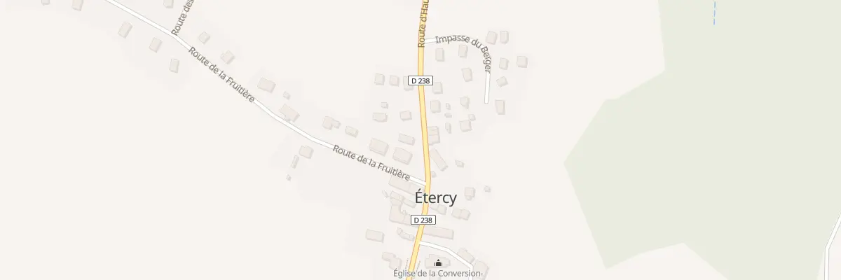 Plan du 141 Rte d’Hauteville à Étercy