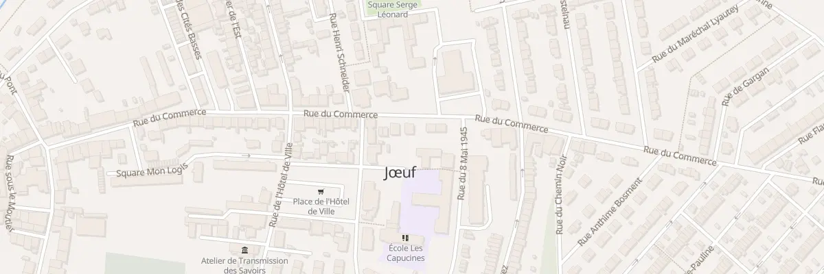 Plan du 76 Rue du Commerce à Jœuf