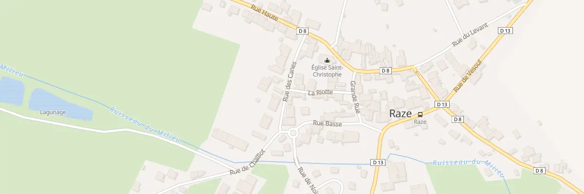 Plan du 45 Rue des Canes à Raze