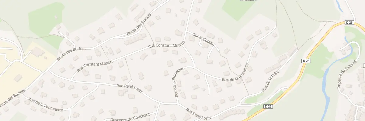 Plan du 8 Rue de la Prunelaie à Morbier
