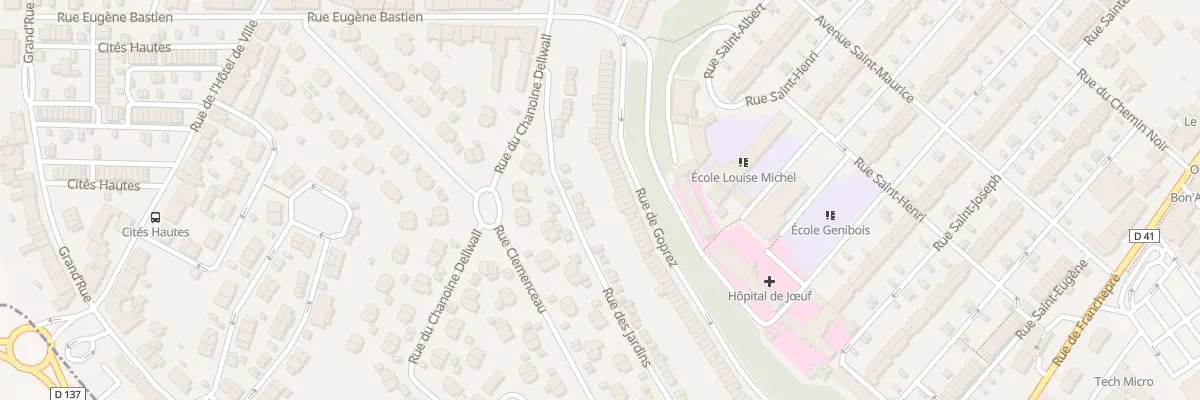 Plan du 160 Rue de Goprez à Jœuf