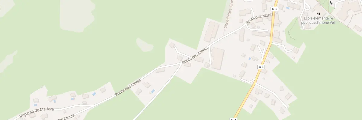 Plan du 290 Rte des Monts à Héry-sur-Alby