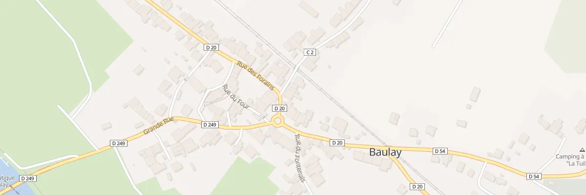 Plan du 1 Rue de la Tallefosse à Baulay