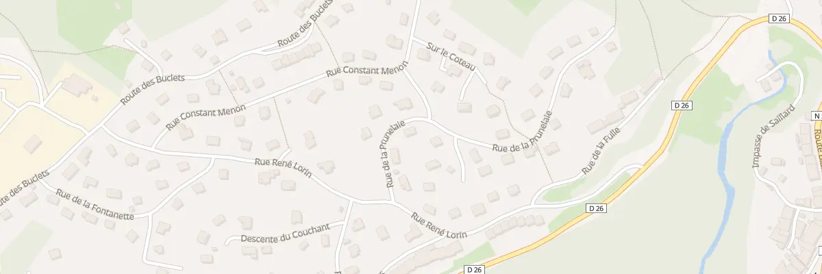 Plan du 3 Rue de la Prunelaie à Morbier