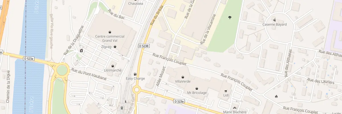 Plan du 525 Rue Francois Couplet à Pontcharra