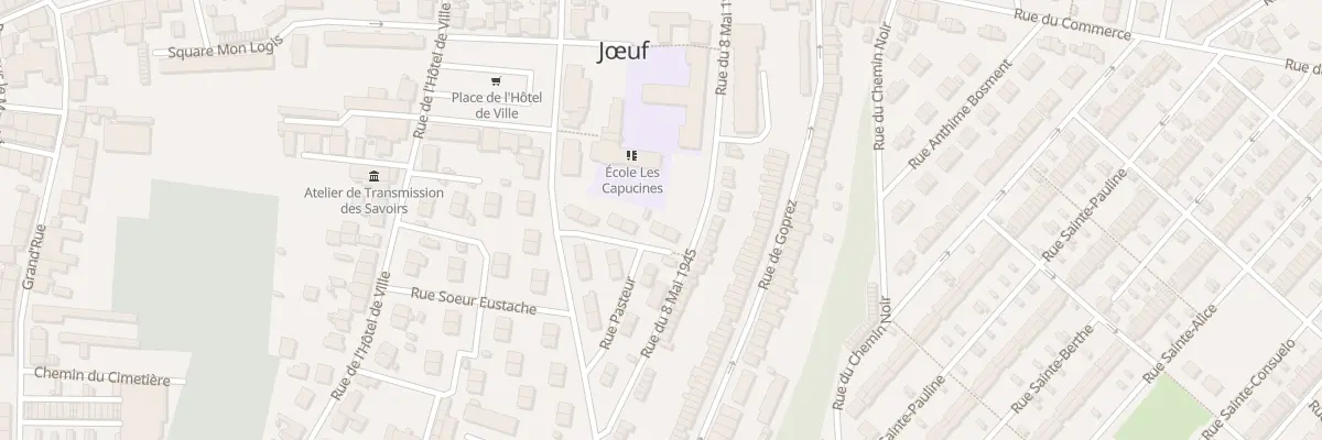 Plan du 17 Rue Pasteur à Jœuf