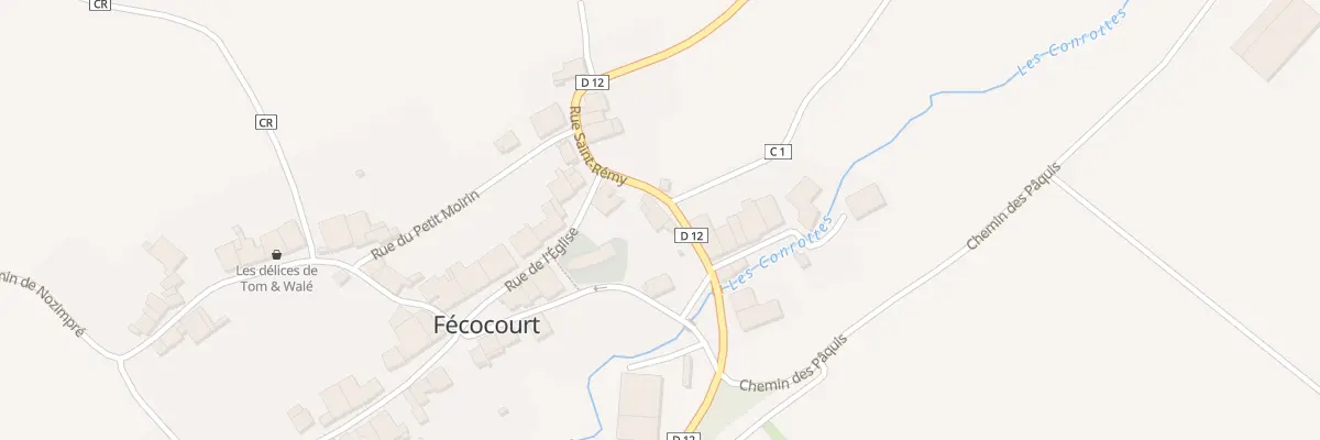 Plan du 8 Rue Saint-rémy à Fécocourt