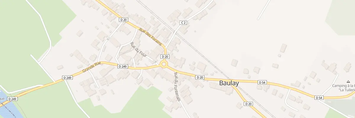 Plan du 1 Pl de la Resistance à Baulay