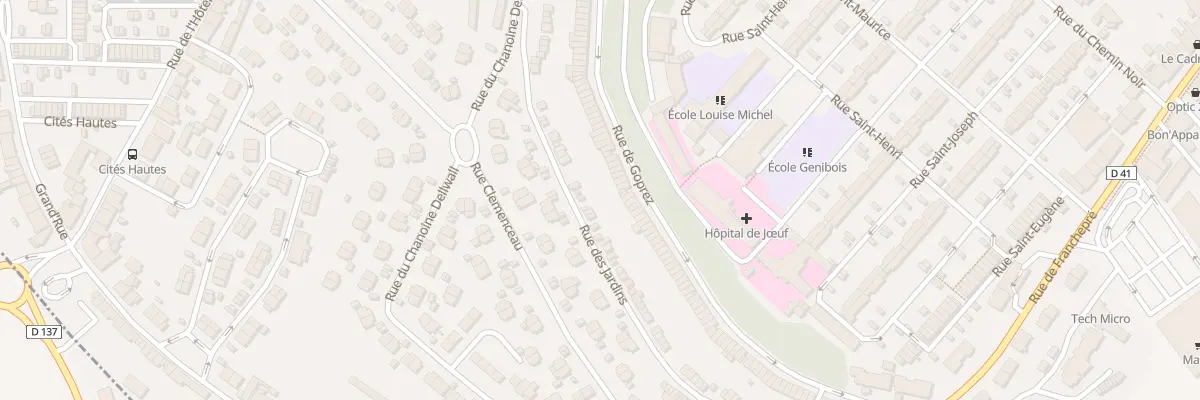 Plan du 180 Rue de Goprez à Jœuf