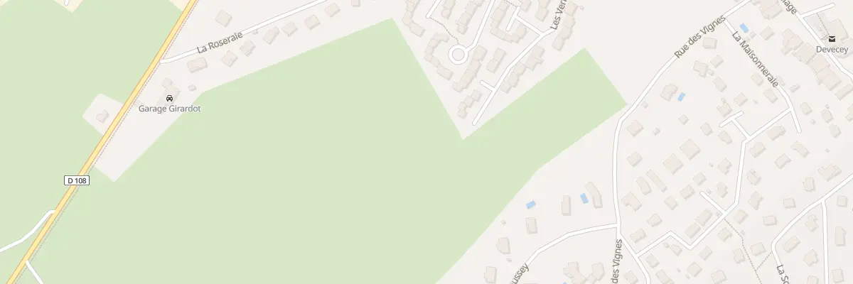 Plan du 20 Les Trèfles à Devecey