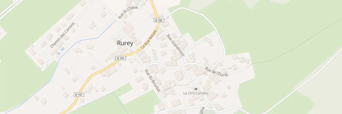 Plan du 7 Gr Grande Rue à Rurey