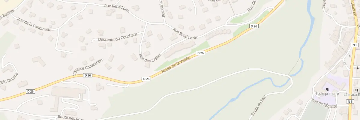 Plan du 8 Rue des Crêtes à Morbier