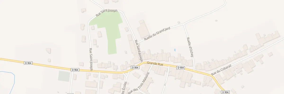 Plan du 68 Grande Rue à Goviller