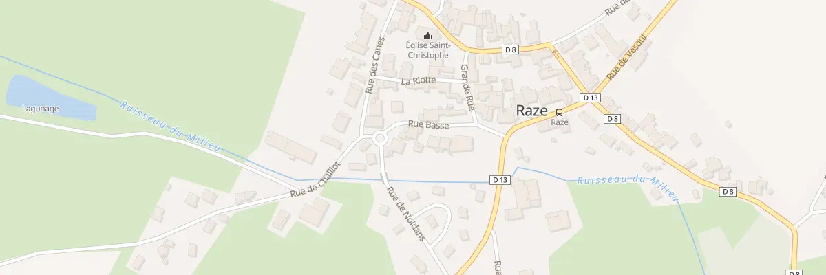 Plan du 80 Rue Basse à Raze