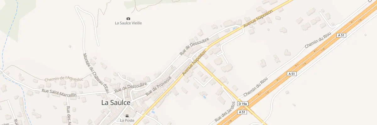 Plan du 233 Rue de Provence à La Saulce