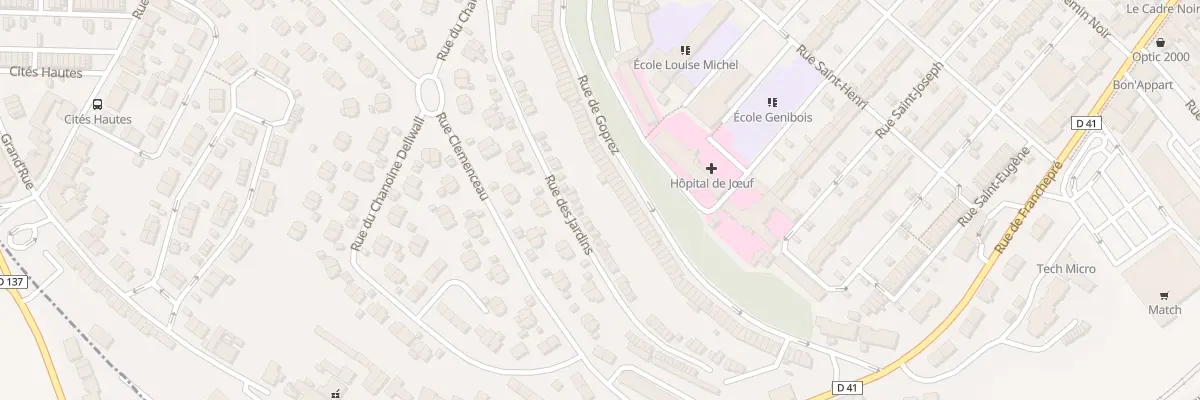 Plan du 196 Rue de Goprez à Jœuf