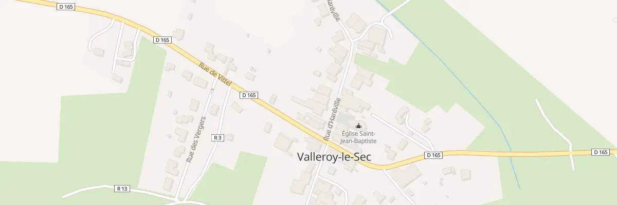 Plan du 45 Rue d’Harèville à Valleroy-le-Sec