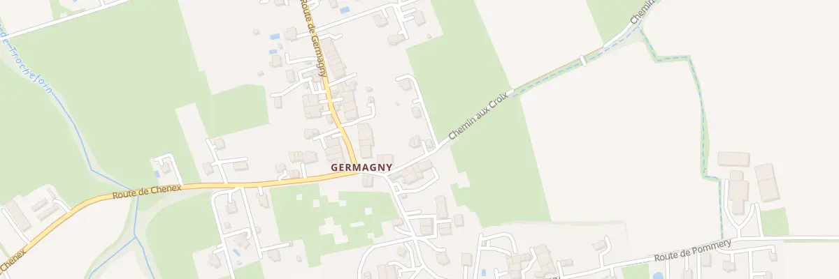Plan du 87 Che aux Croix à Viry