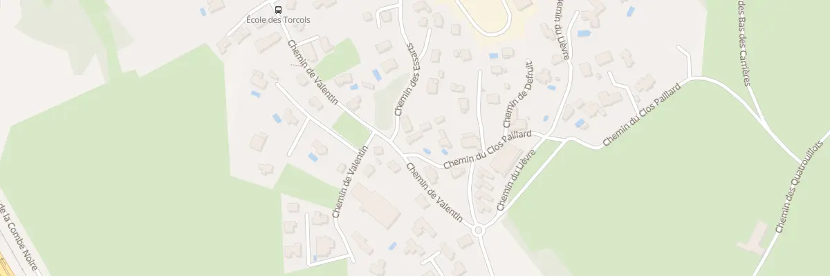 Plan du 2 Che des Essarts à Besançon