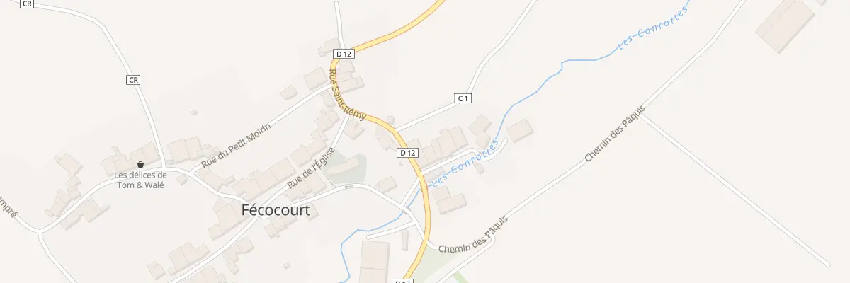 Plan du 3 Rue Pas Drajus à Fécocourt
