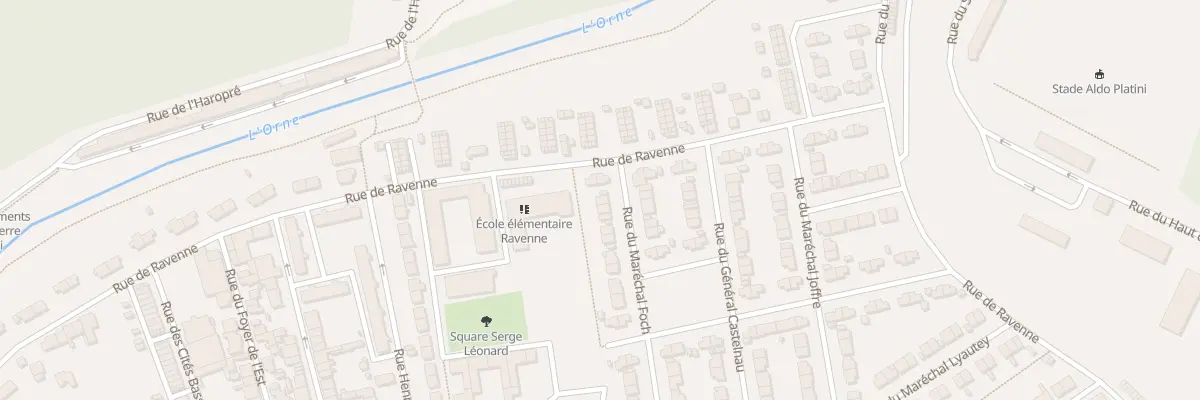Plan du 29 Rue du Maréchal Foch à Jœuf