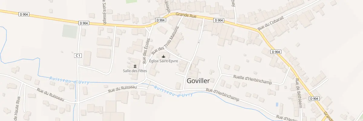 Plan du 2 Rue De l’Abbé Jean Harmand à Goviller
