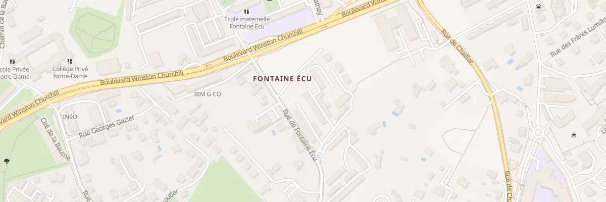 Plan du 22G Rue de Fontaine-écu à Besançon