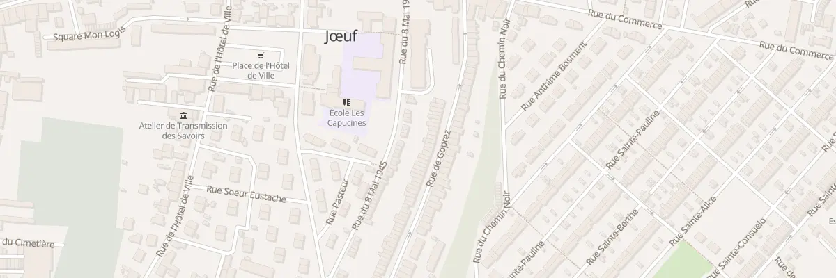 Plan du 34 Rue de Goprez à Jœuf