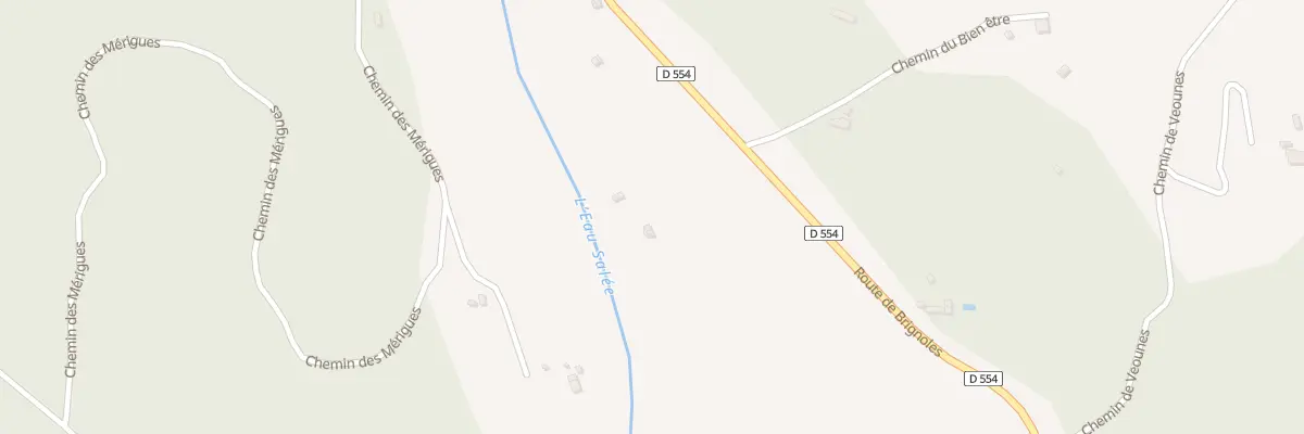 Plan du 6177 Guyente à Barjols