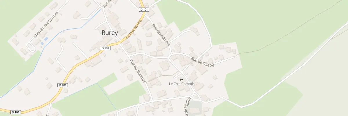 Plan du 5025 Gr Grande Rue à Rurey