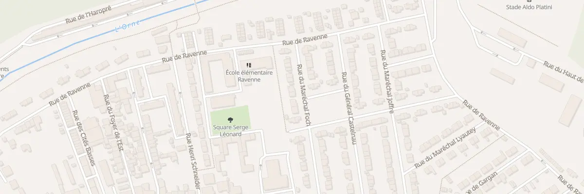 Plan du 19 Rue du Maréchal Foch à Jœuf