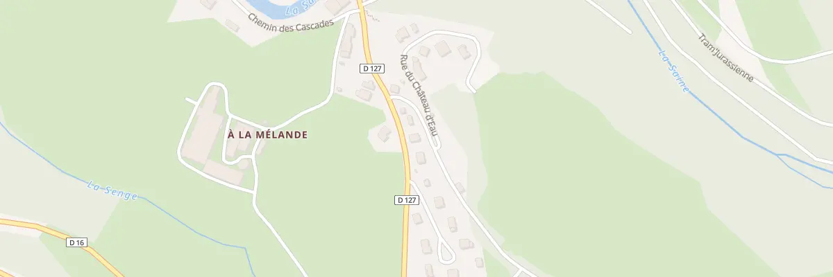 Plan du 3 Rte de Foncine aux Planches-en-Montagne