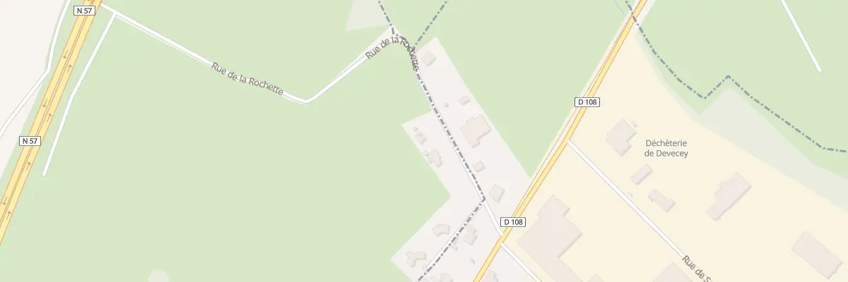 Plan du 5 Rue de la Rochette à Chevroz