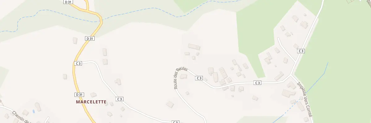 Plan du 604 Rte des Beules à Saint-Sylvestre