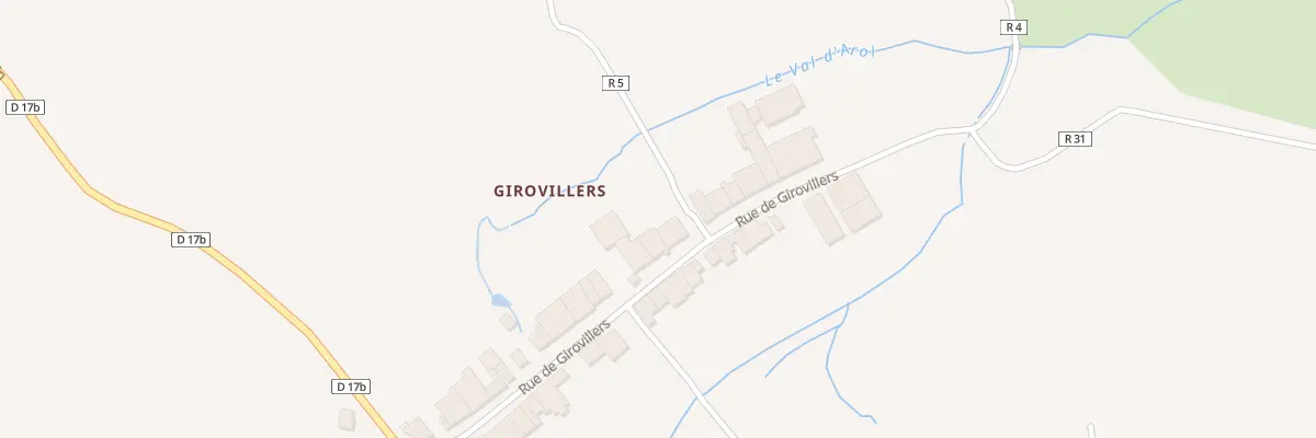 Plan du 261 Rue de Girovillers à Domjulien