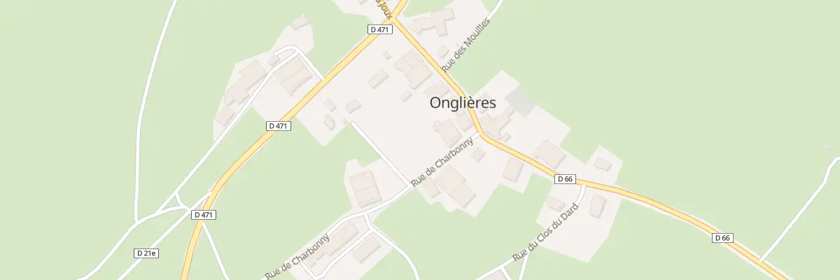 Plan du 3 Rue de Charbonny à Onglières