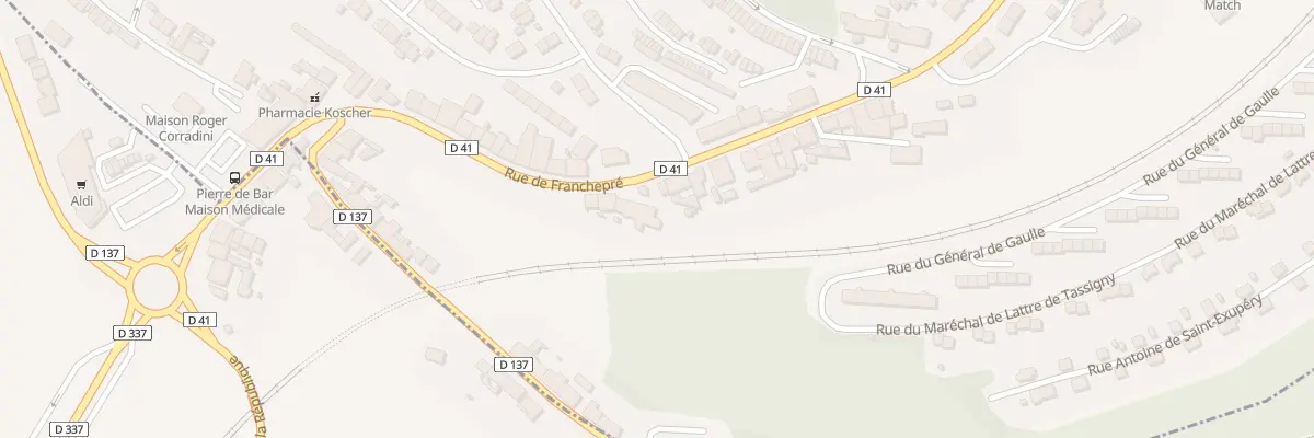 Plan du 125B Rue de Franchepré à Jœuf