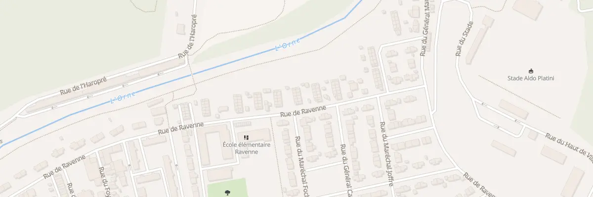 Plan du 101 Rue de Ravenne à Jœuf