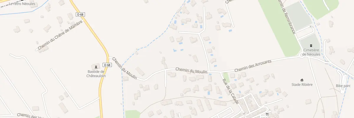 Plan du 219 Che du Moulin à Néoules