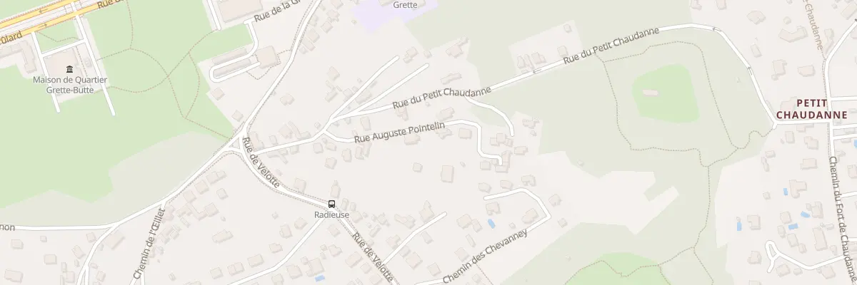 Plan du 12 Rue Auguste Pointelin à Besançon