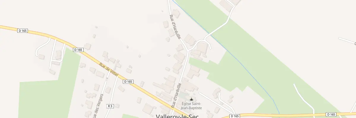 Plan du 125 Rue d’Harèville à Valleroy-le-Sec
