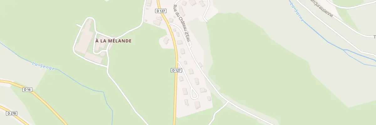Plan du 3 Rue du Clos de la Perdrix aux Planches-en-Montagne