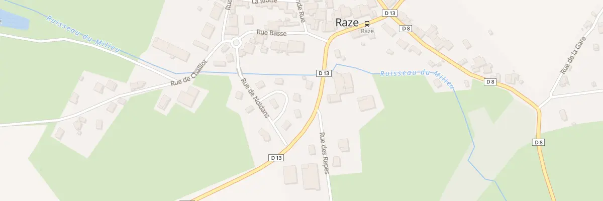 Plan du 145 Rue de Noidans à Raze