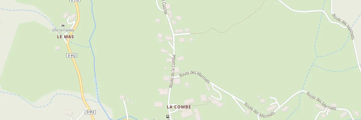 Plan du 426 Rte de la Combe aux Déserts