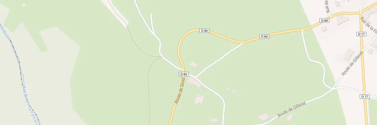 Plan du 5074 Rte de Gilleret à Gillois