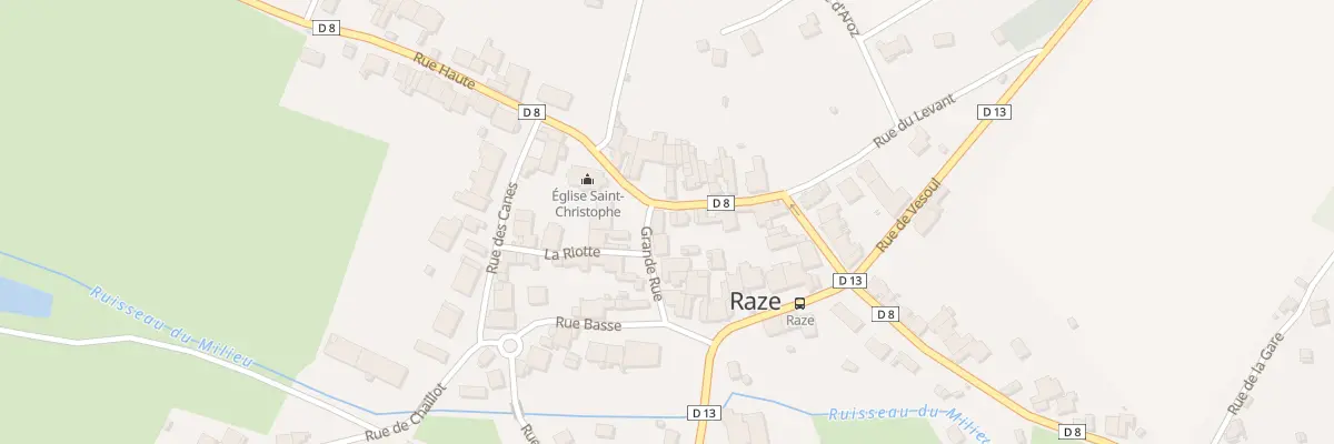 Plan du 75 Gr Grand’Rue à Raze