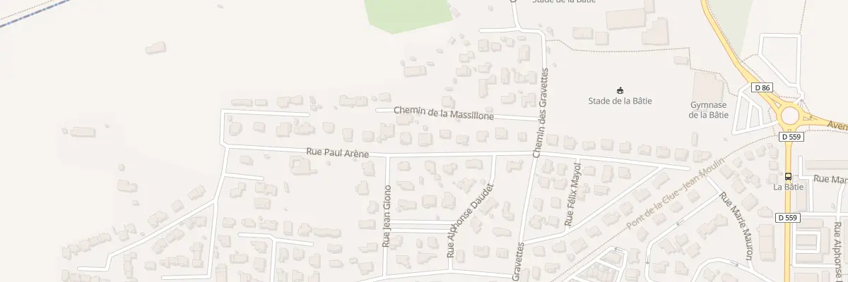 Plan du 130 Rue Paul Arène au Pradet