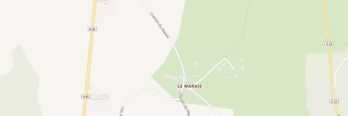 Plan du 5030 Le Marais de Chauffayer à Aubessagne