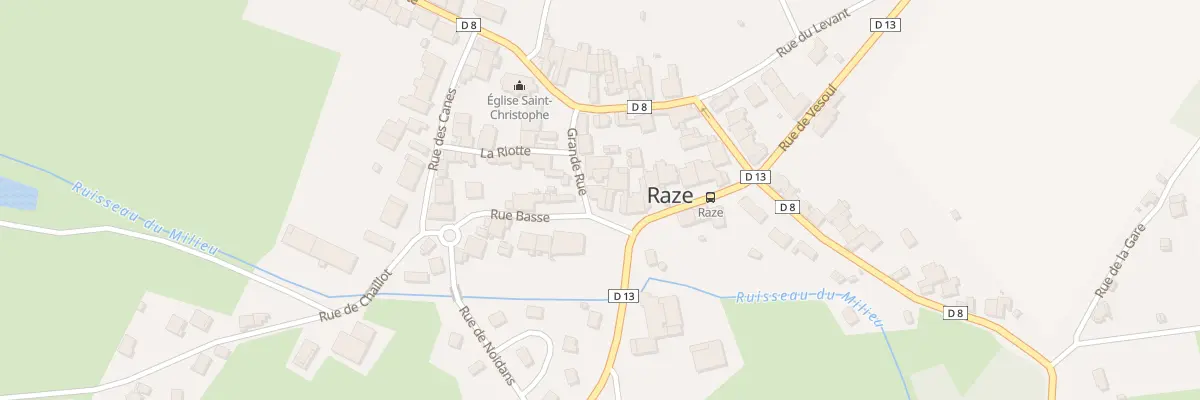 Plan du 5 Gr Grand’Rue à Raze