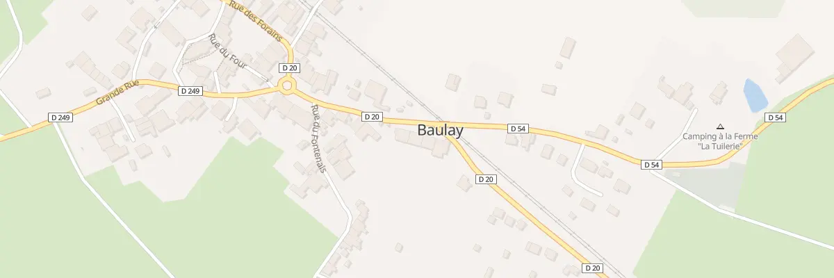 Plan du 10 Rue Grande Rue à Baulay